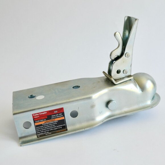 Haul-Master Trailer Coupler 3" Channel 2" Ball 67650 Class II NEW - Picture 6 of 7